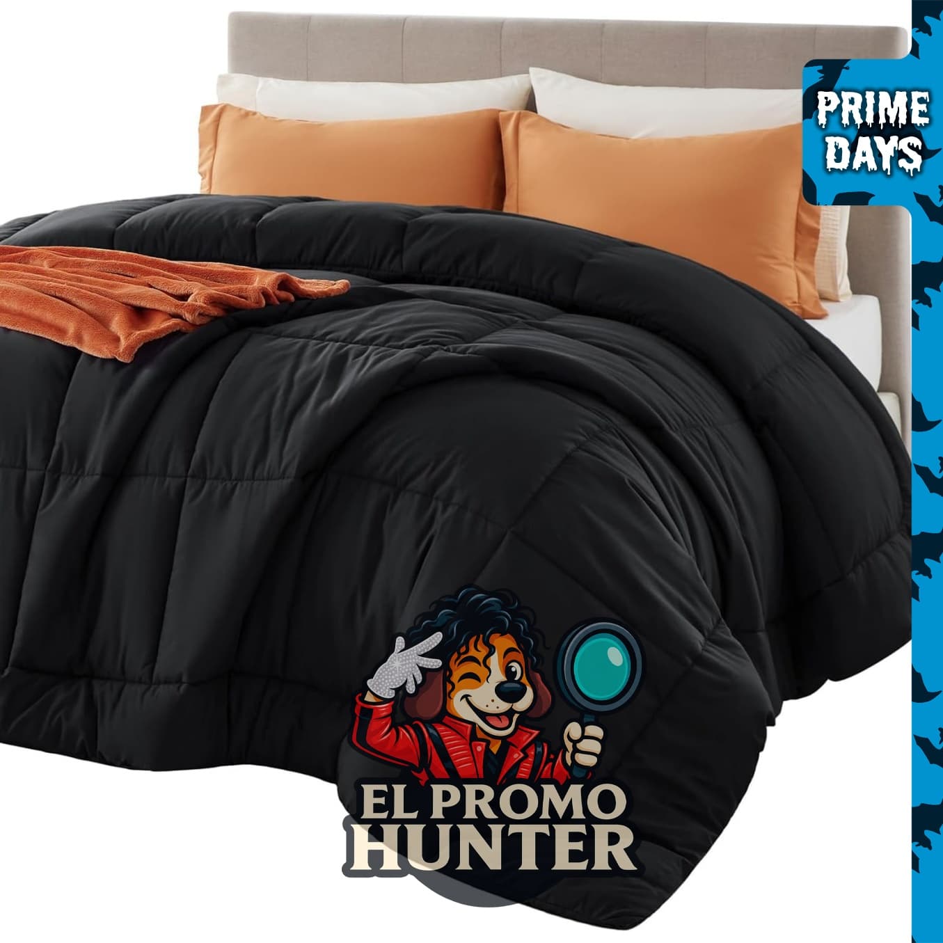 Bedsure Comforter Duvet Insert, edredón de tamaño queen (88 x 88 pulgadas) con 8 pestañas, alternativa al down.
