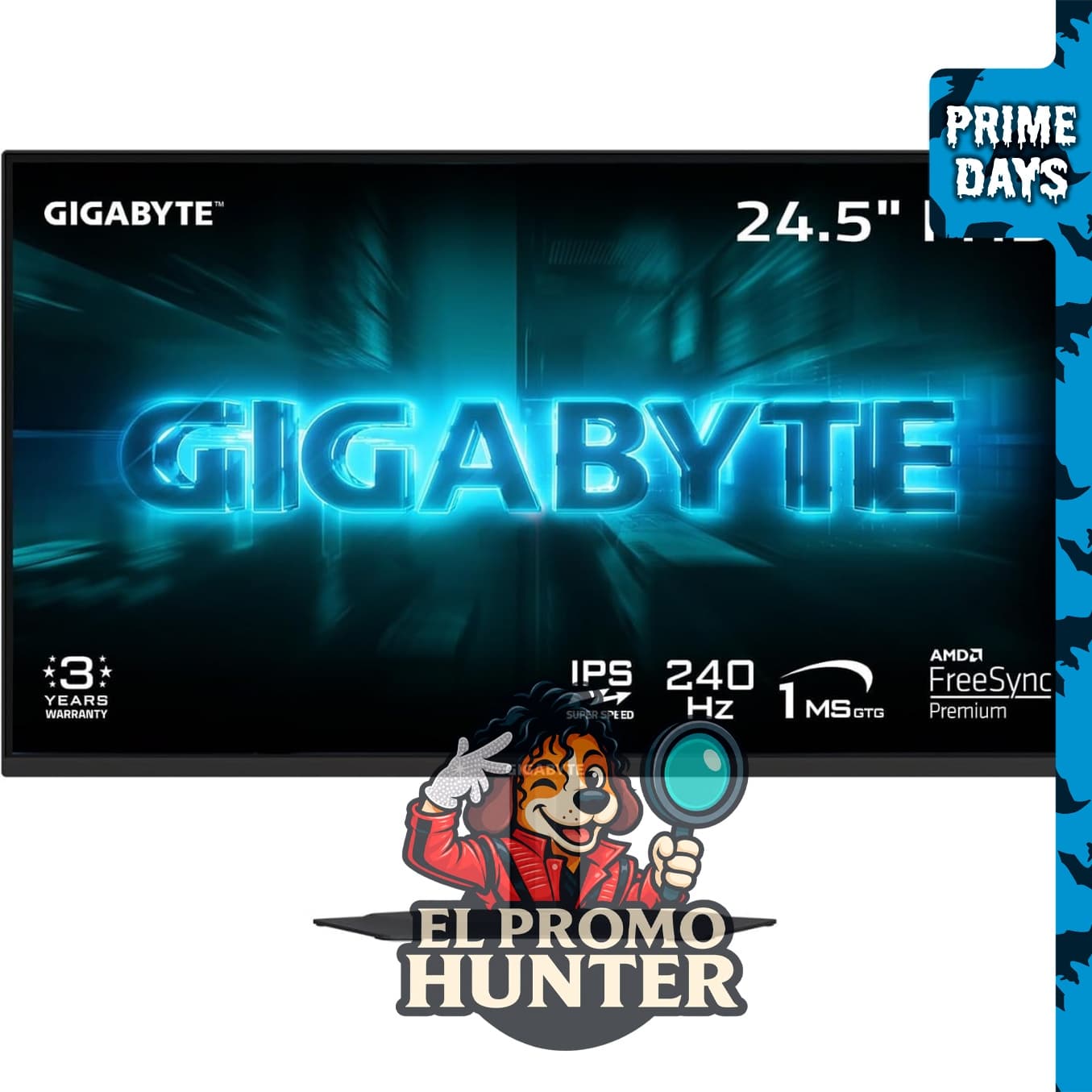 GIGABYTE Monitor G25F2A SuperSpeed IPS FHD de 24.5"