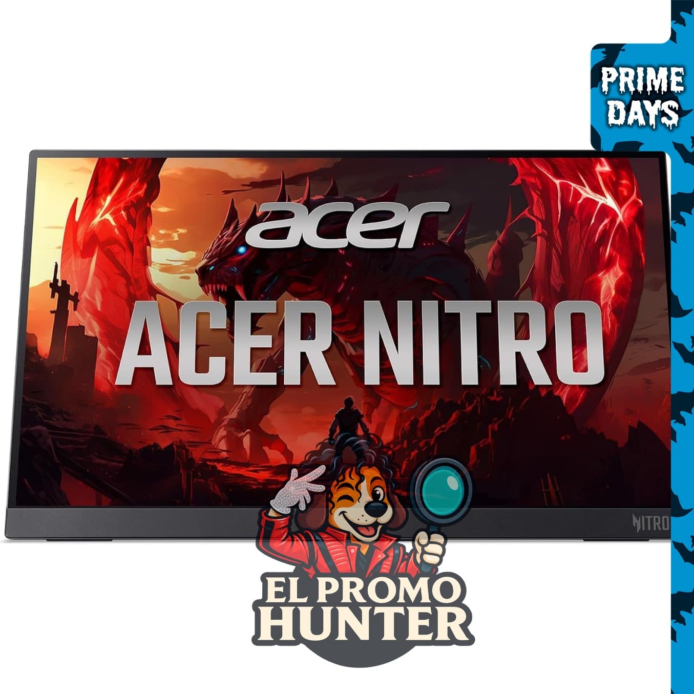 Acer Nitro PG161W P1bmiuux 16" (40.64 cm) 1920 x 1200 144Hz Monitor portátil