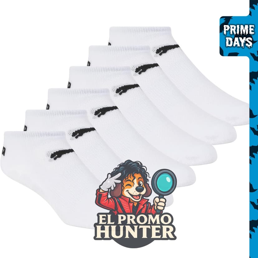 PUMA Paquete de 6 calcetines de corredor para mujer.