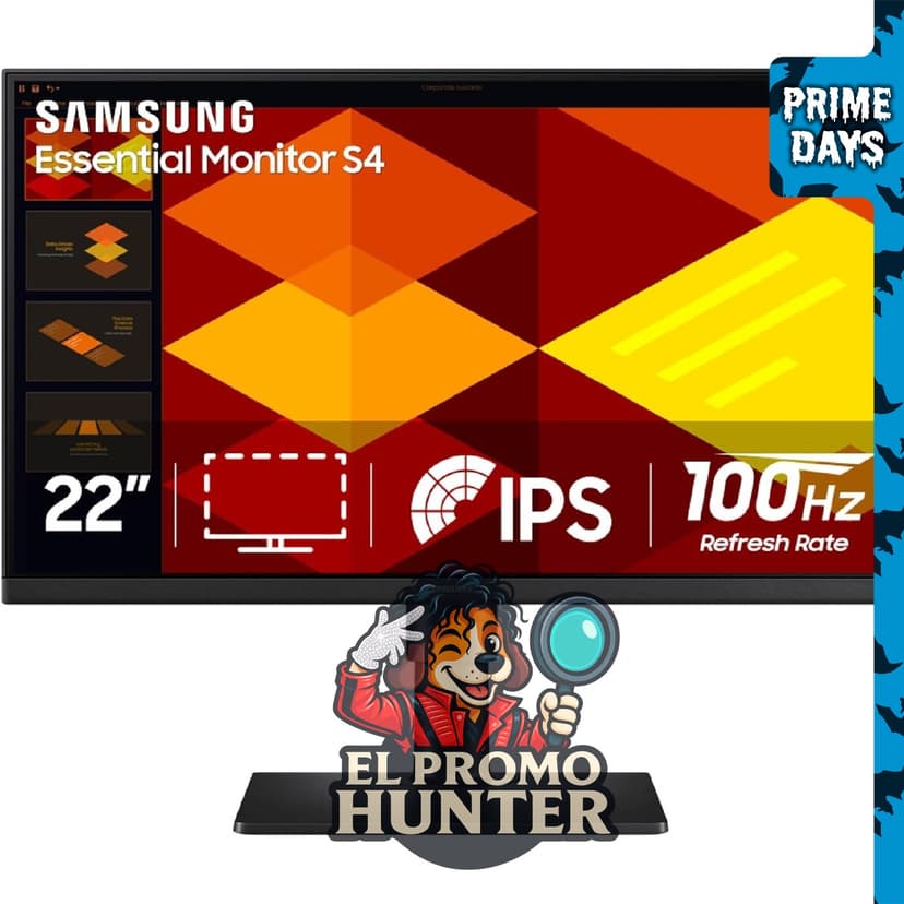 Samsung Monitor de negocios sin bordes de 22" (55.88 cm) S40GD con panel IPS.