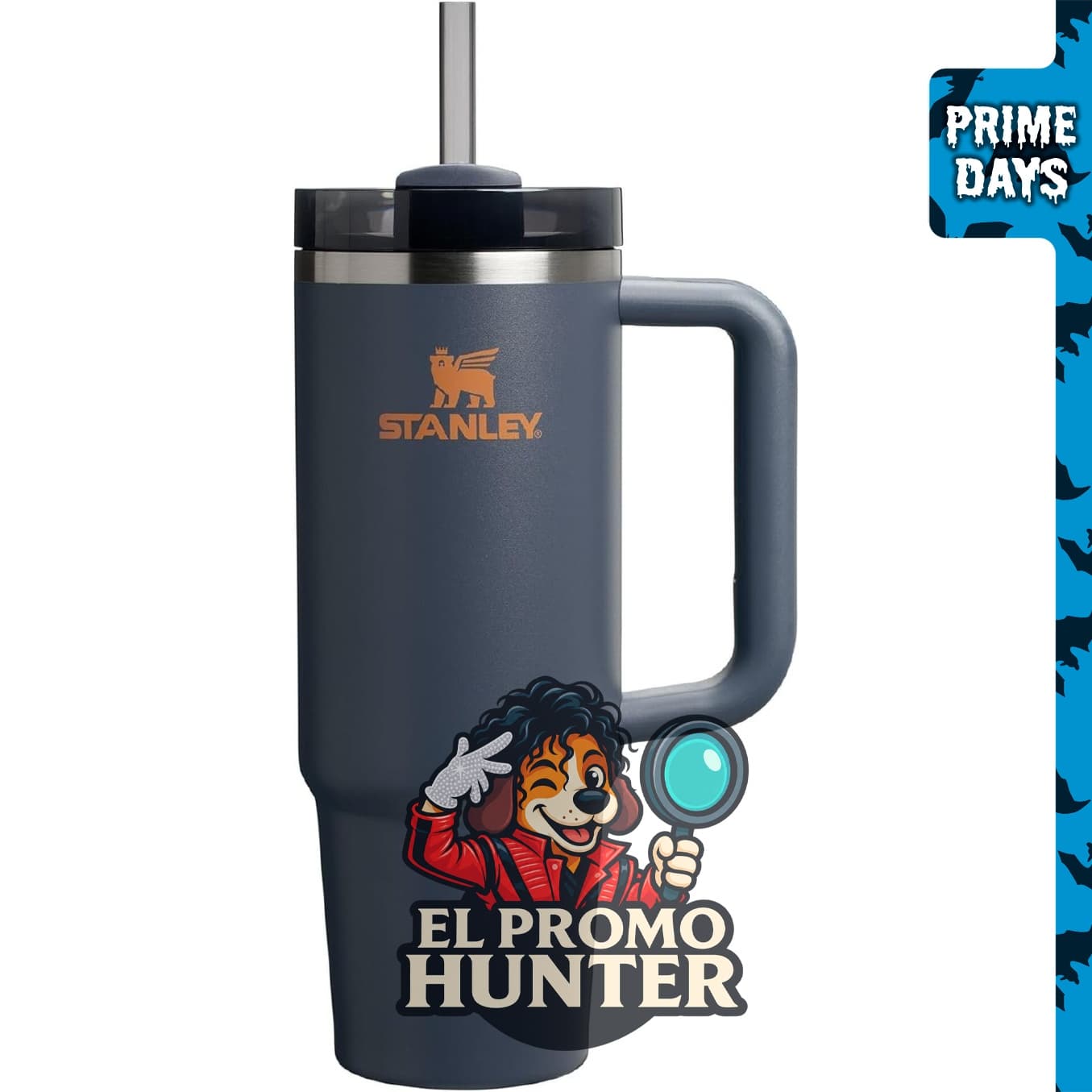 STANLEY Quencher H2.0 Flow State Tumbler de 30 oz (887 ml) en color Twilight.