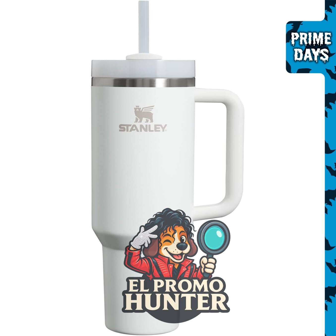STANLEY Quencher H2.0 vaso térmico de acero inoxidable de 40 oz, con tapa Flowstate de 3 posiciones.