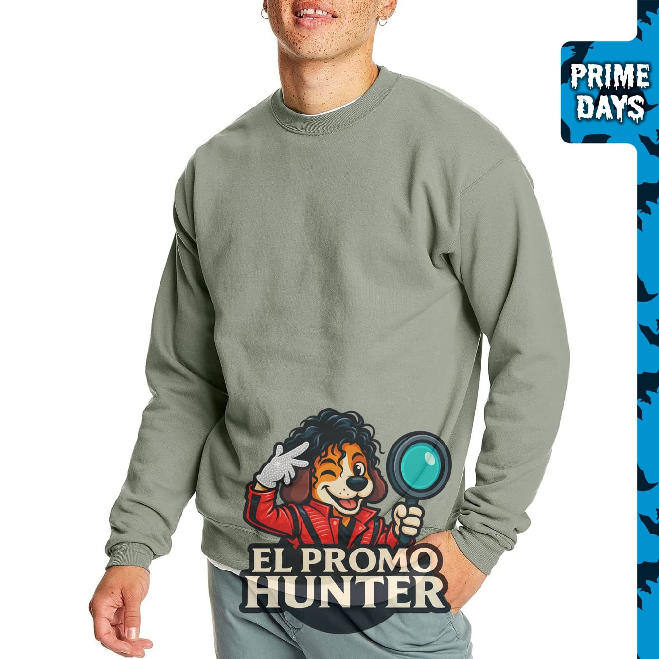 Hanes EcoSmart sudadera de forro polar con cuello redondo para hombre, disponible en tallas grandes y altas.