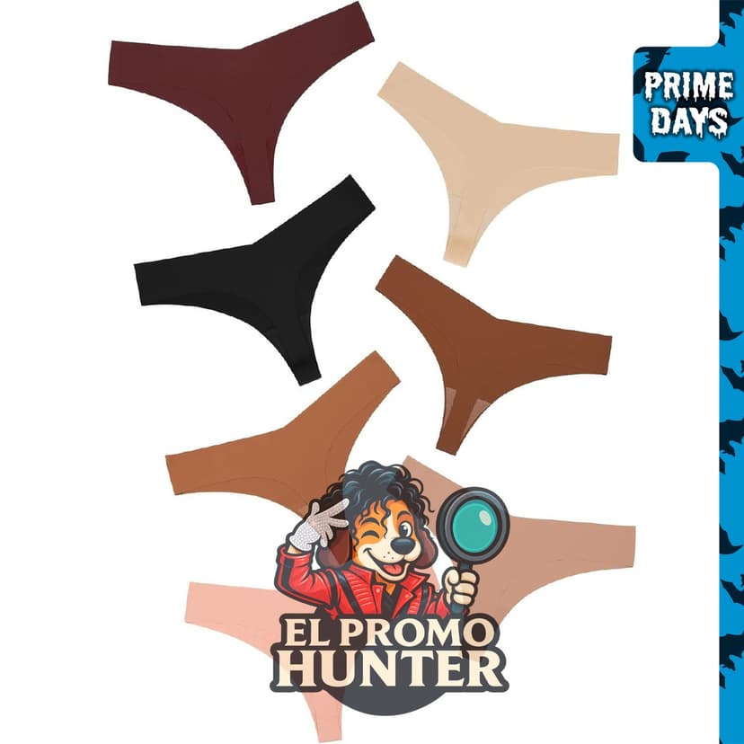 DEANGELMON Tangas sin costuras para mujer, paquete surtido de ropa interior invisible.