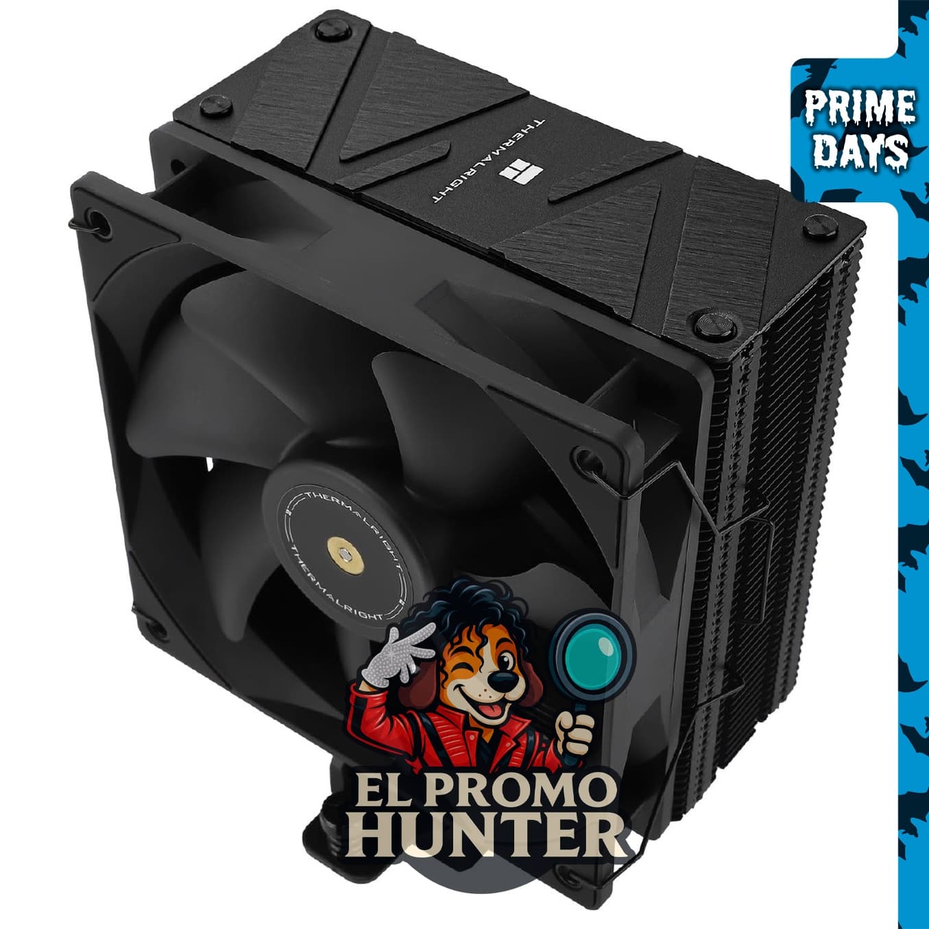 Thermalright Assassin Spirit 120 EVO, enfriador de CPU con ventilador TL-E12B V2 PWM, 1850 RPM, compatible con AM4/AM5 e Intel 1700/1851/1151/1155/1200.