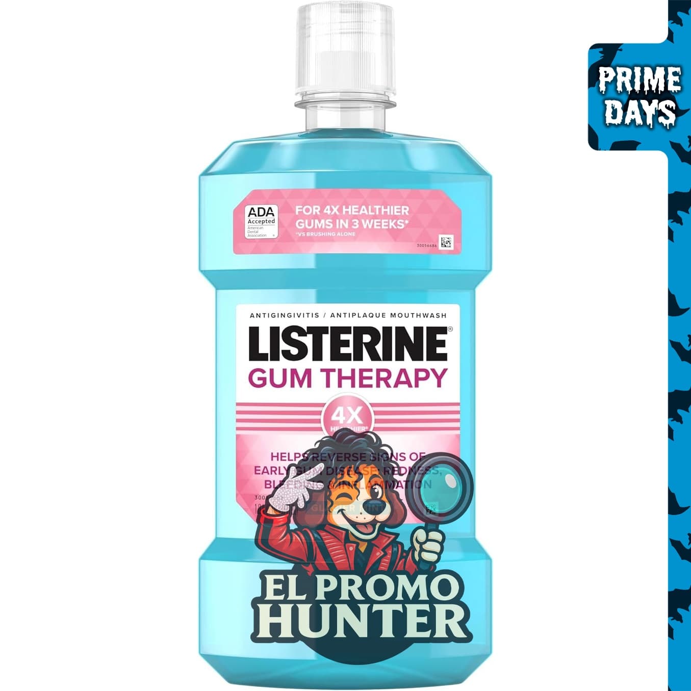 Listerine Gum Therapy, enjuague bucal antiplaca y antigingivitis aceptado por la ADA.