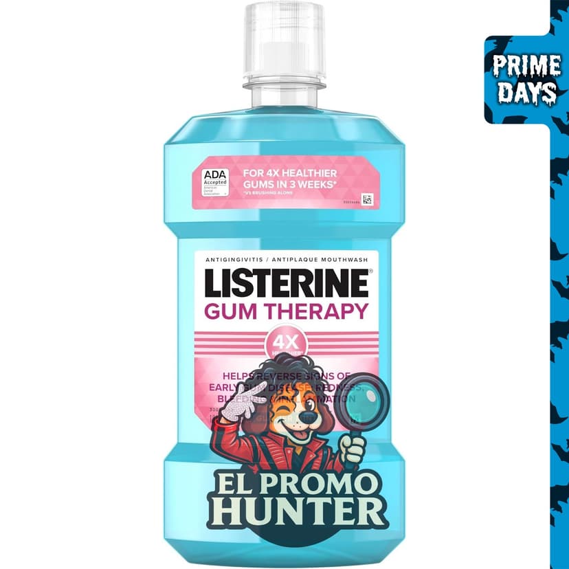 Listerine Gum Therapy, enjuague bucal antiplaca y antigingivitis aceptado por la ADA.