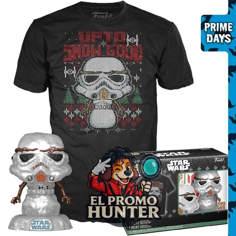 Funko Pop! & Tee Star Wars - Stormtrooper de vacaciones (metálico) en talla 3XL.