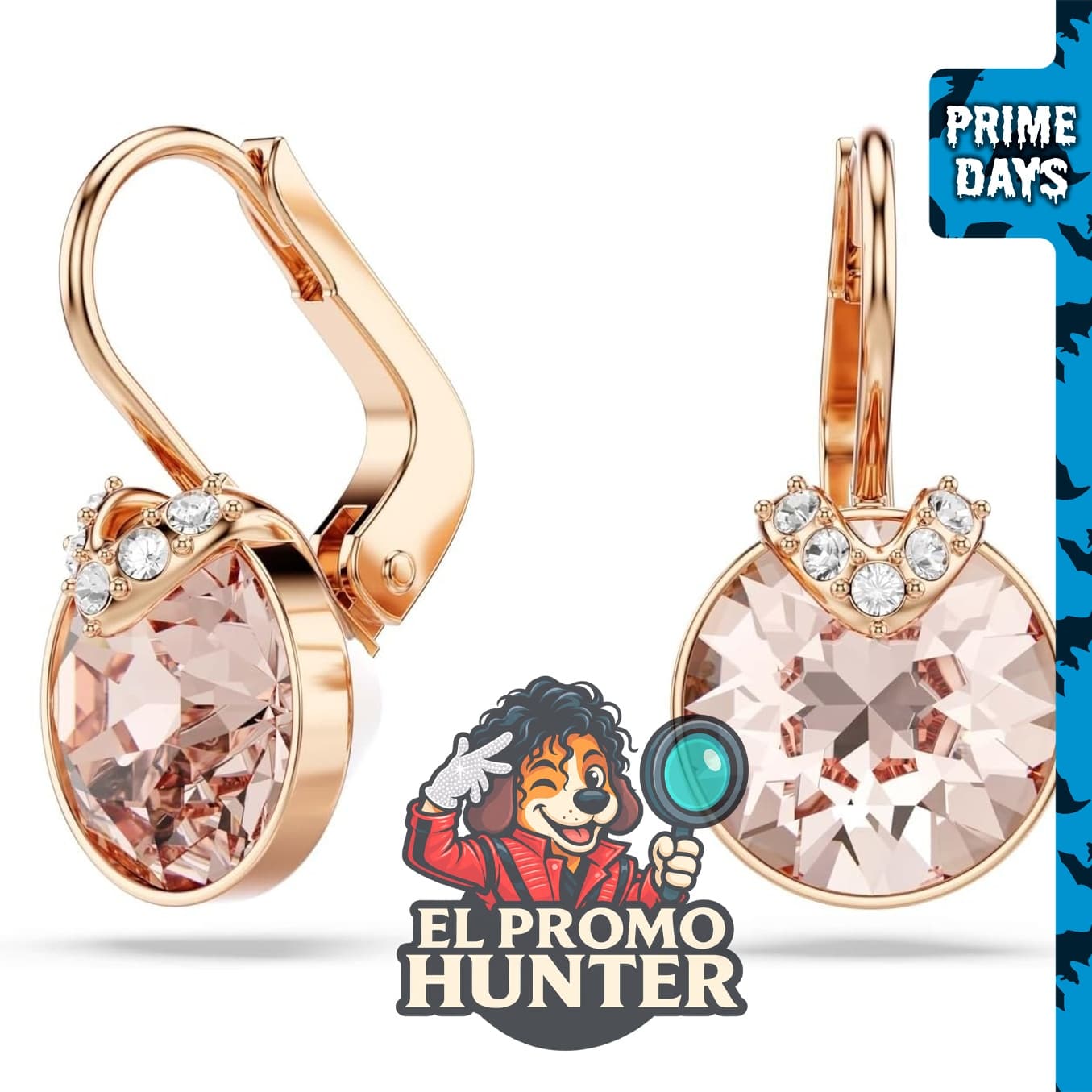 Pendientes de cristal Bella V de Swarovski para mujer.