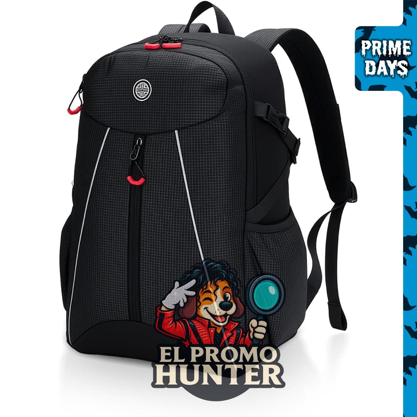 Mochila CROSSGEAR ligera para laptop de 15.6 pulgadas, capacidad de 26L.