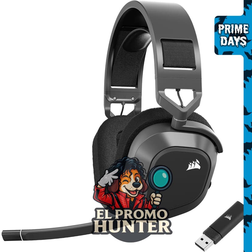 Corsair HS80 MAX Auriculares inalámbricos para juegos Xbox con Bluetooth.