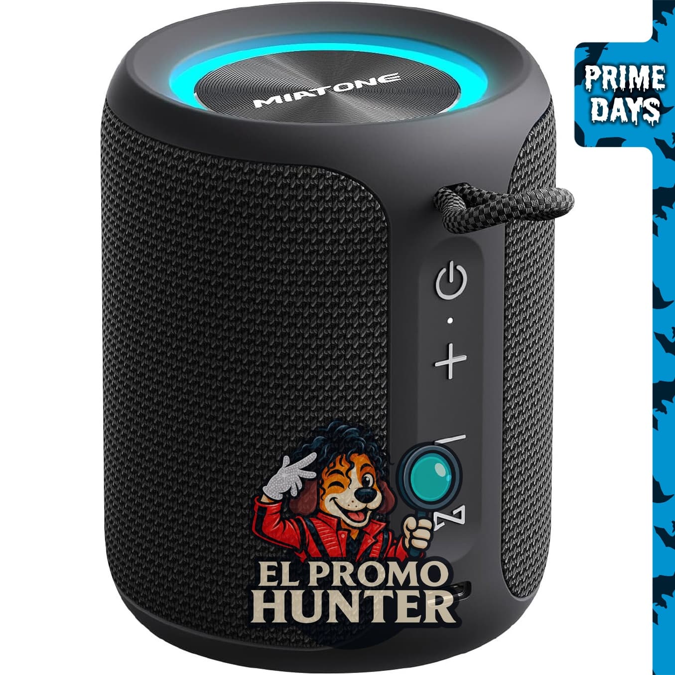 MIATONE Rush M, altavoz Bluetooth de 20 W, IP67 impermeable, adecuado para uso en exteriores.
