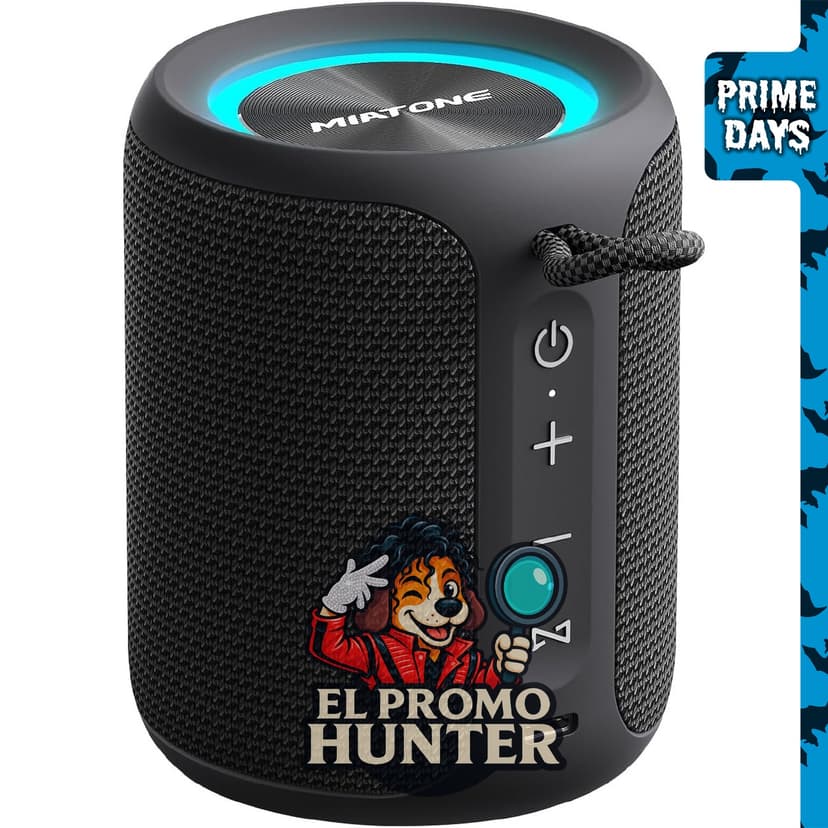 MIATONE Rush M, altavoz Bluetooth de 20 W, IP67 impermeable, adecuado para uso en exteriores.