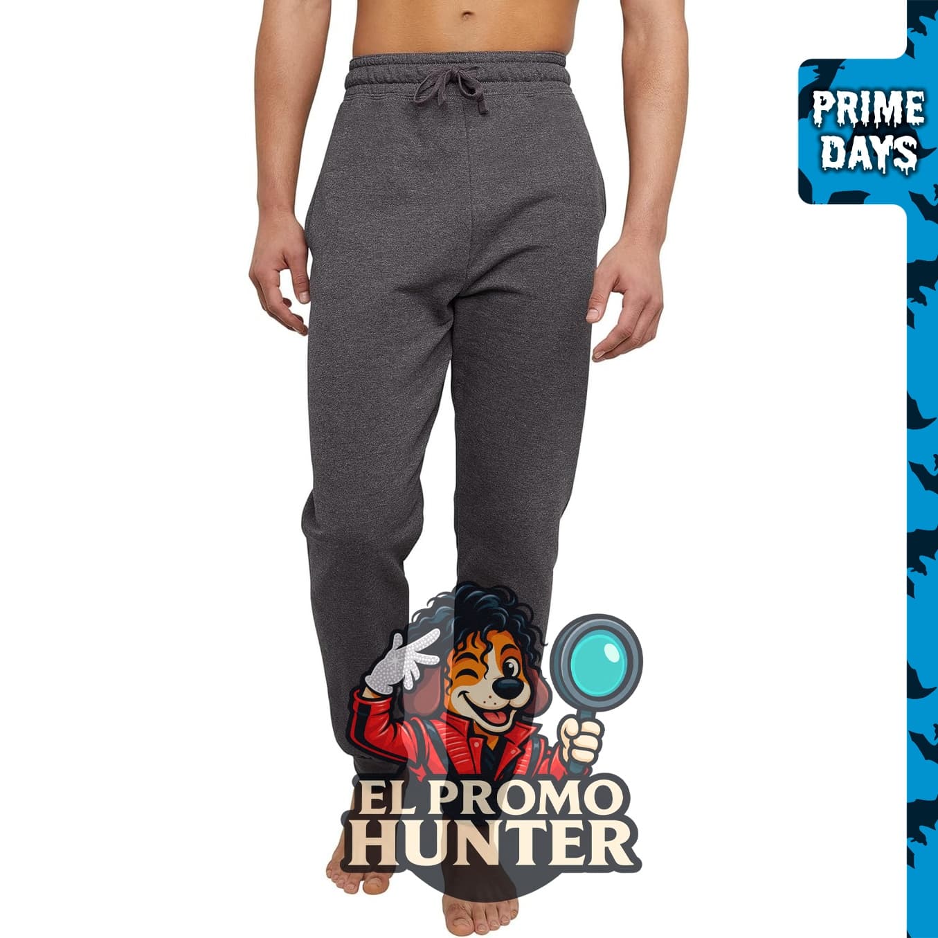Pantalones de chándal Hanes EcoSmart para hombre, 30.5" de largo.