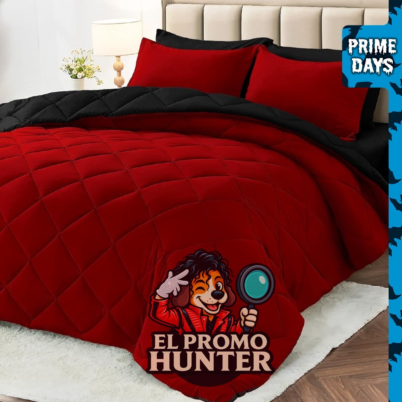 MUXHOMO Juego de edredón Queen de 7 piezas, reversible, incluye edredón, sábanas y fundas de almohada.