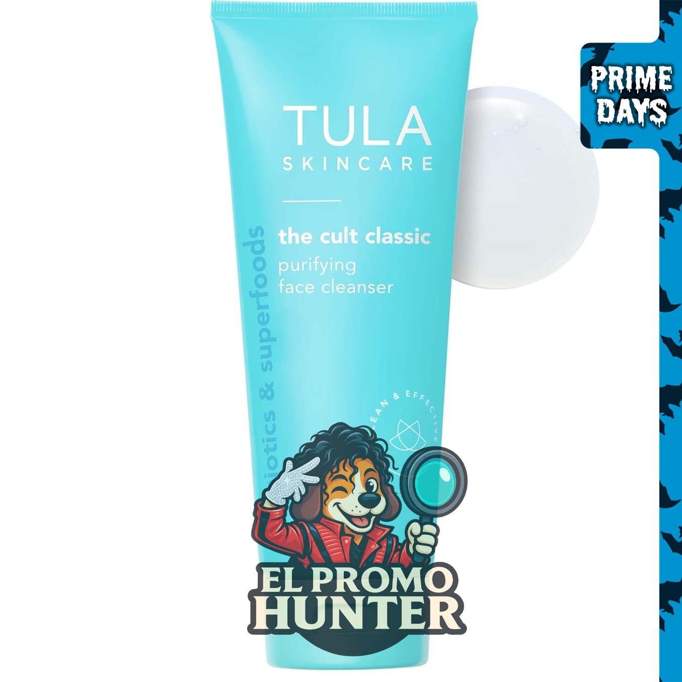 TULA The Cult Classic Limpiador facial purificador, 198 ml.