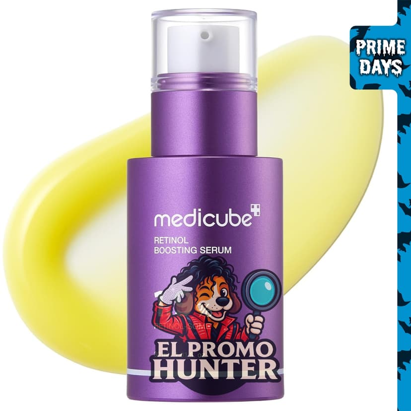 medicube Suero potenciador de retinol para cuidado reafirmante intensivo.