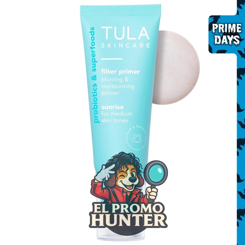 TULA Skin Care Prebase difuminadora e hidratante con filtro para el rostro, unifica el tono de la piel.