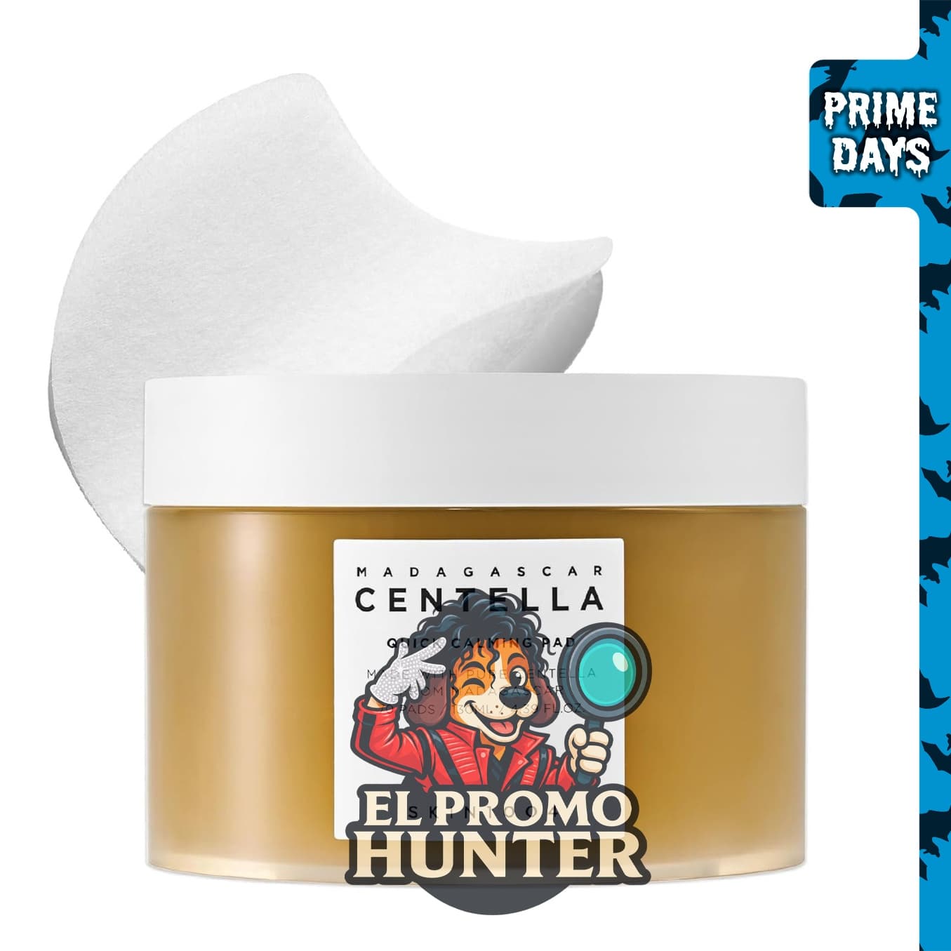 SKIN1004 Centella - Almohadillas de tóner facial con centella asiática y ácido hialurónico, 70 unidades.