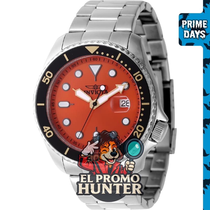 Reloj Invicta Pro Diver para hombres, acero inoxidable, esfera verde, modelo VJ42, cuarzo.