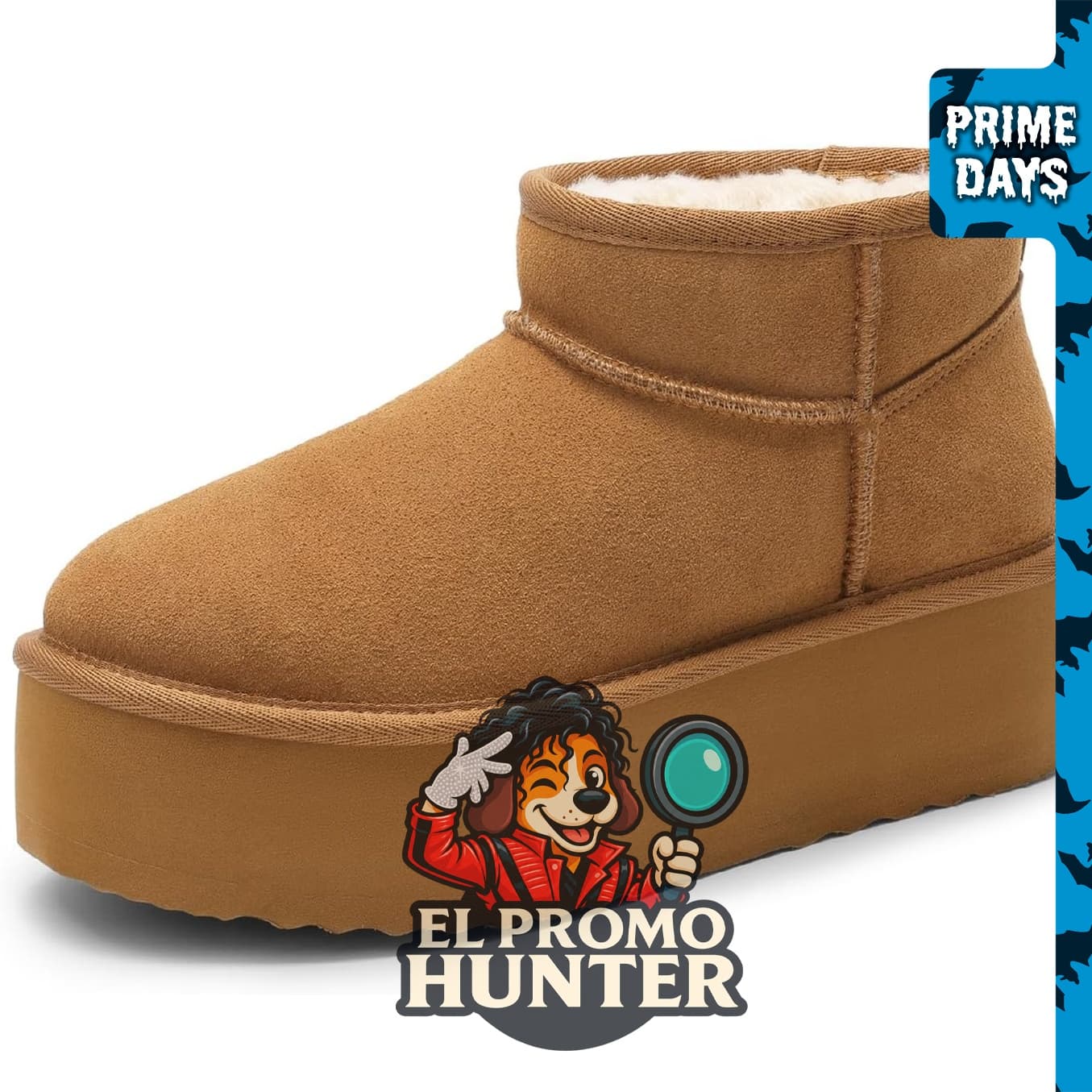 Botas mini de plataforma antideslizantes para mujer DREAM PAIRS.