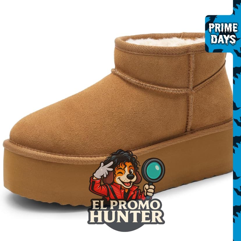 Botas mini de plataforma antideslizantes para mujer DREAM PAIRS.