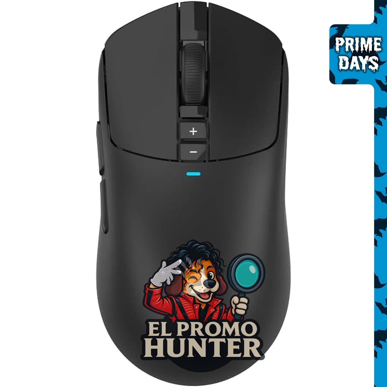 Mouse gaming inalámbrico Bloody R72 Ultra con sensor óptico de 20000 CPI y modo dual USB.