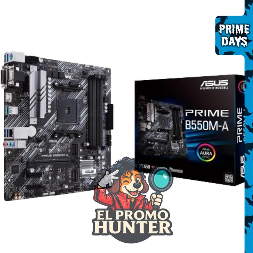 ASUS Prime B550M-A WiFi II Micro ATX, placa base con PCIe 4.0, WiFi 6, memoria ECC y HDMI 2.1.