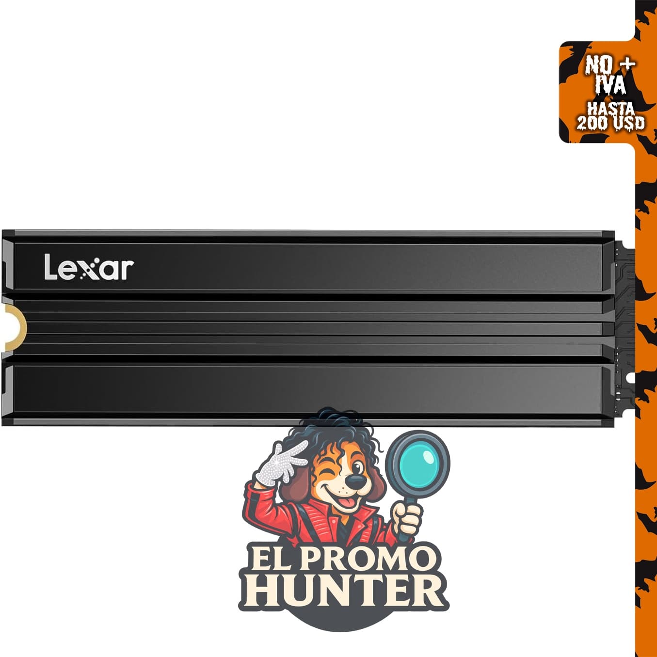Lexar 1TB NM790 SSD, unidad de estado sólido interna M.2 2280, PCIe Gen4 NVMe, hasta 7400/6500 MB/s.