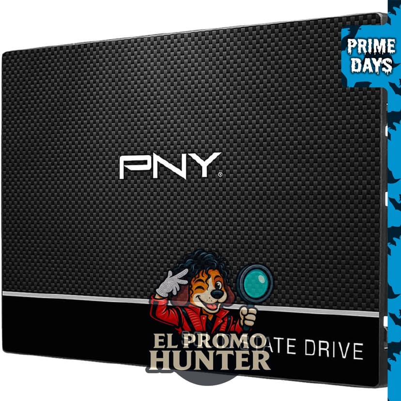 PNY CS900 250GB 3D NAND 2.5" SATA III Unidad interna de estado sólido (SSD).