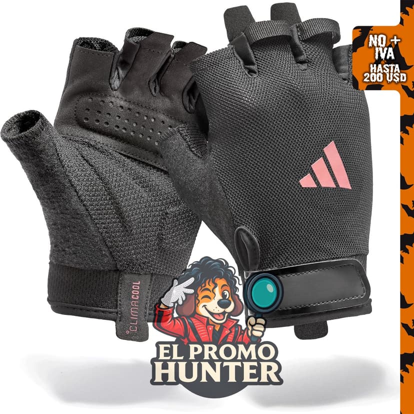 Guantes de entrenamiento esenciales adidas para ejercicio y acondicionamiento físico.