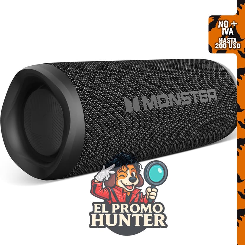 Monster Altavoz Bluetooth S620, altavoz portátil inalámbrico de 60 W, IPX8 impermeable, Bluetooth 5.4.