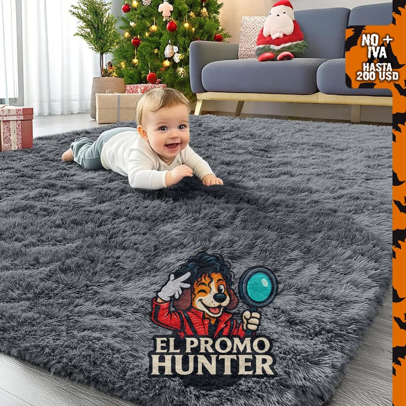 OLANLY alfombra de área lavable de 4 x 5.9 pies para interiores, adecuada para dormitorios y salas de estar.