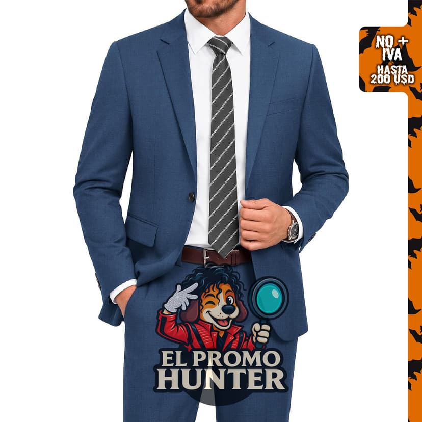 Traje de hombre COOFANDY de ajuste regular de 2 piezas.
