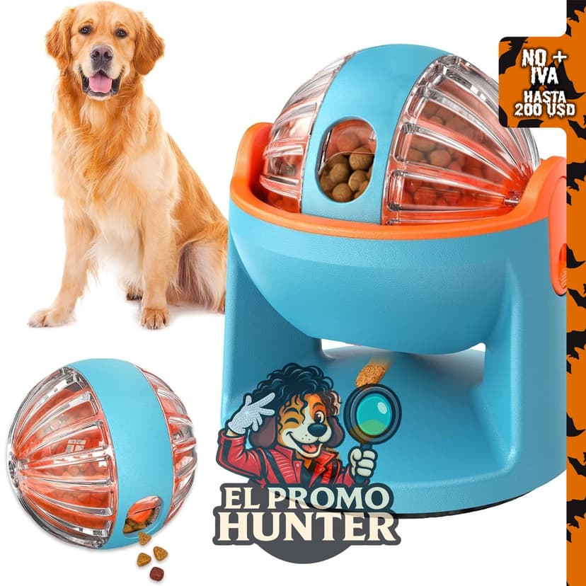 Juguete interactivo de rompecabezas para perros.