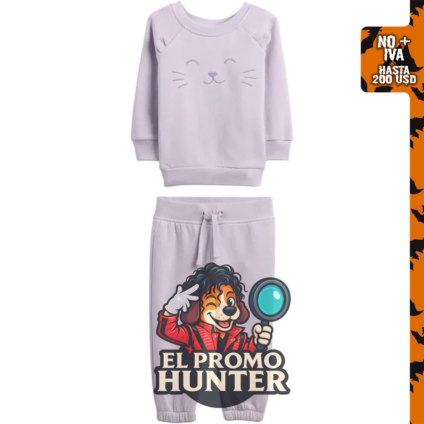 Conjunto de 2 piezas unisex de forro polar para bebé.