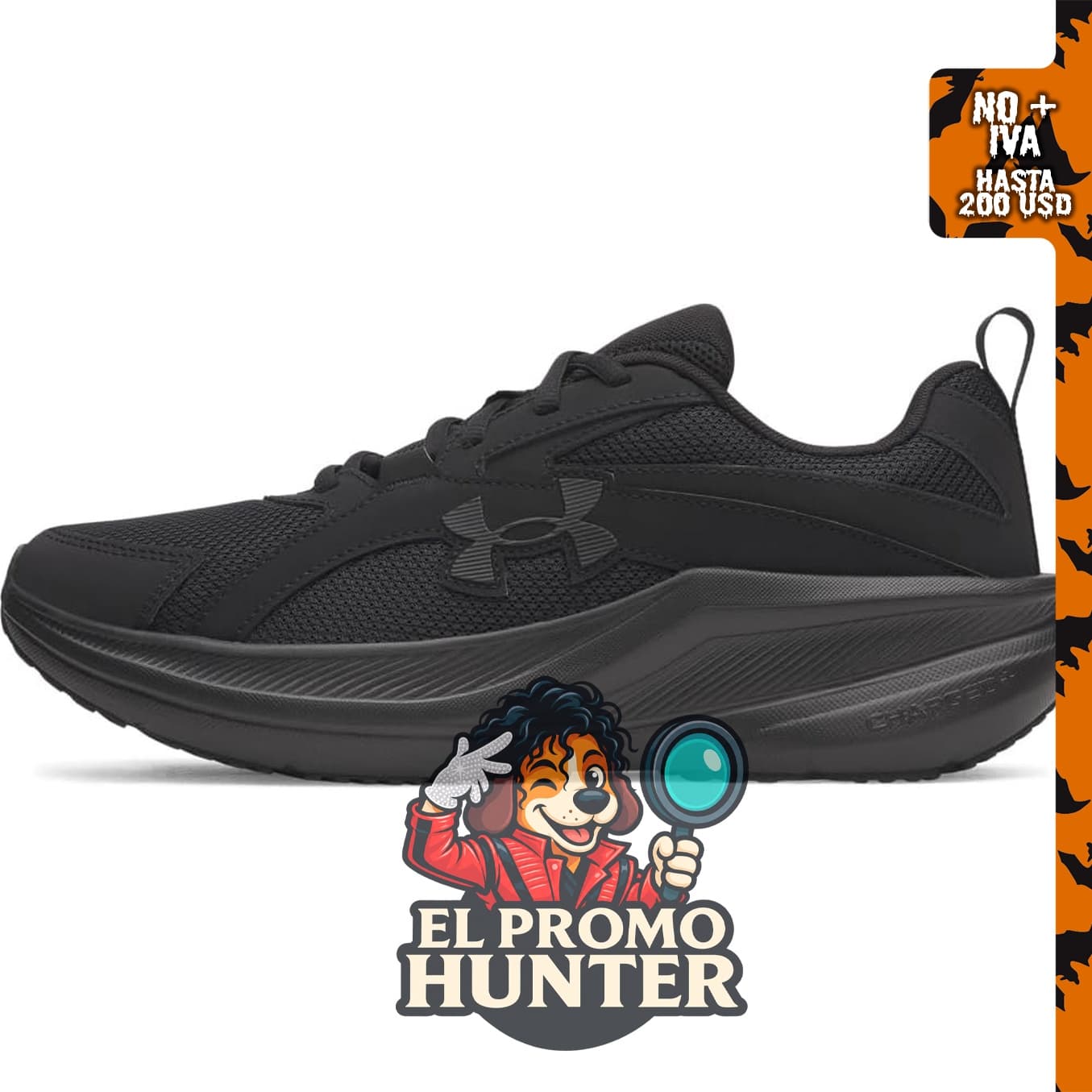 Zapatillas de correr Under Armour Charged+ Assert 11 para hombre.