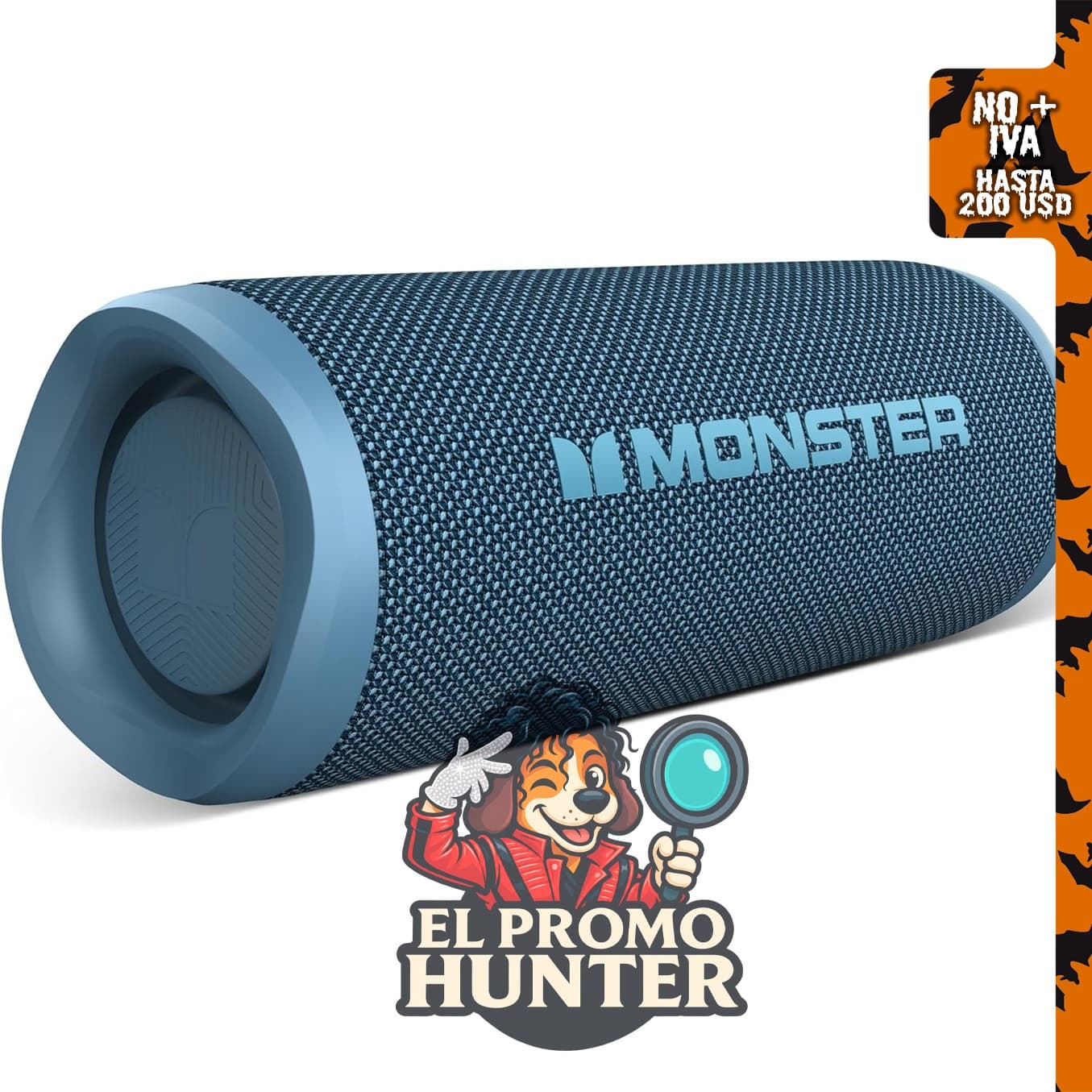 Monster Altavoz Bluetooth S620, altavoz portátil inalámbrico de 60 W, IPX8 impermeable, Bluetooth 5.4.