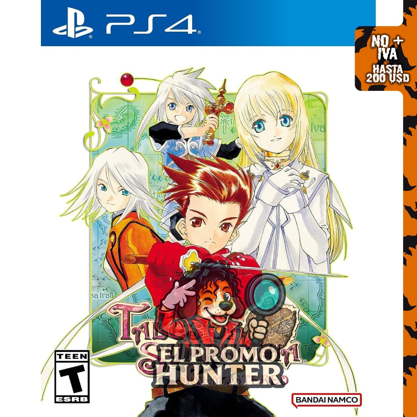 Tales of Symphonia Remastered para PlayStation 4, juego de rol y acción.
