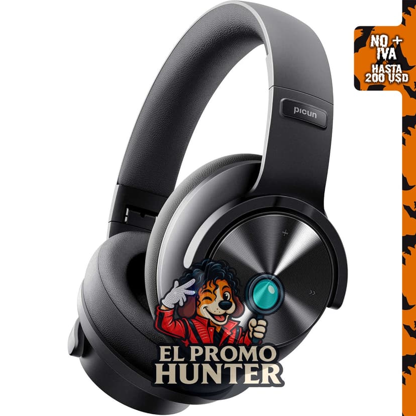Picun Auriculares Bluetooth B8, auriculares inalámbricos con 120 horas de reproducción y 3 modos de ecualización.
