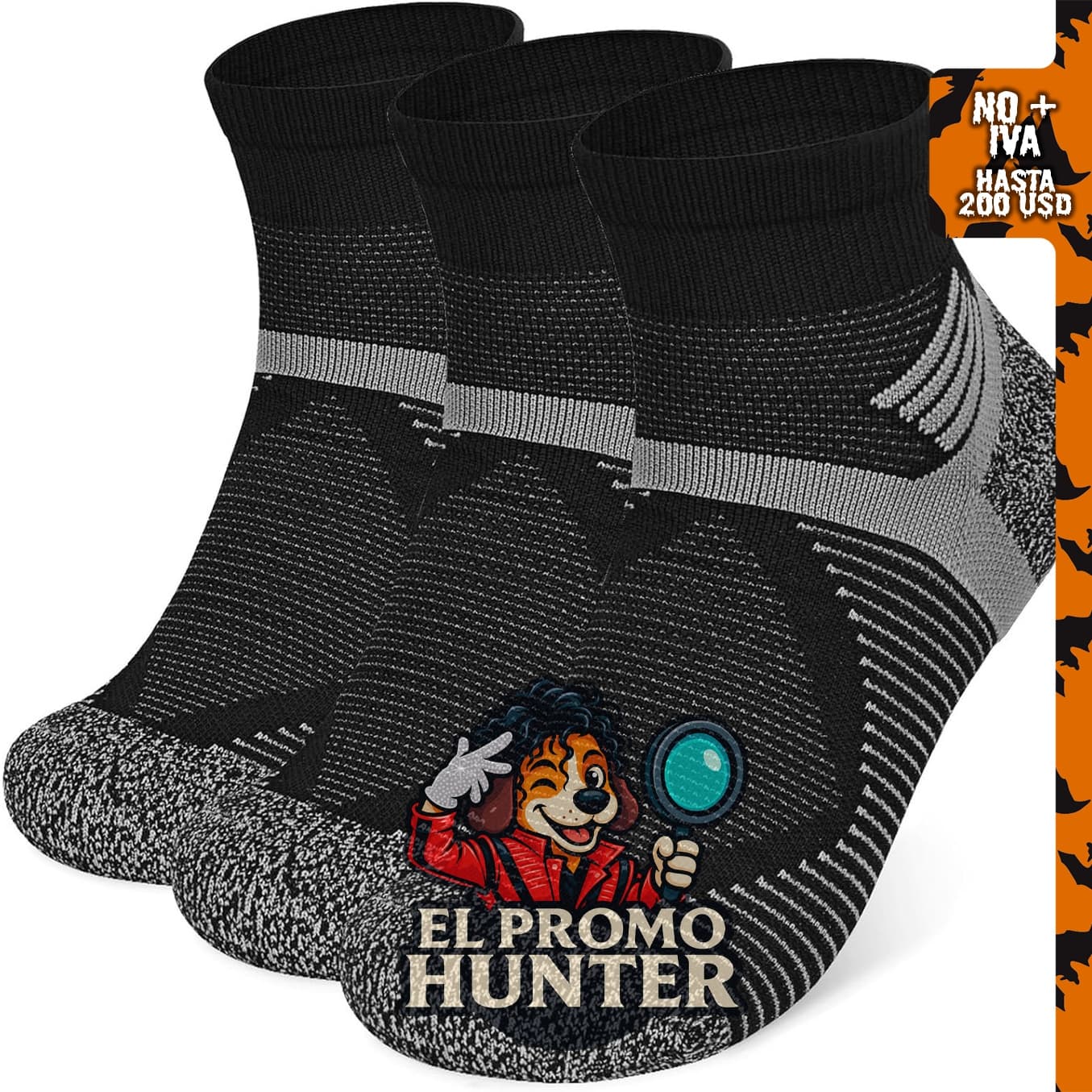Calcetines de compresión para senderismo y deportes, unisex, con características de amortiguación y secado rápido.