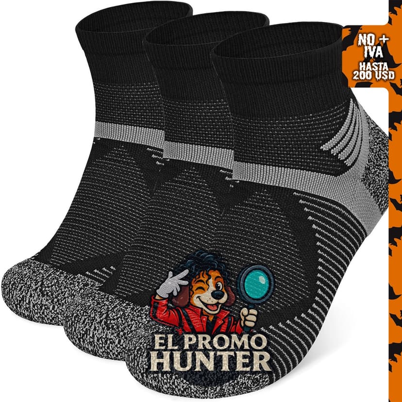 Calcetines de compresión para senderismo y deportes, unisex, con características de amortiguación y secado rápido.