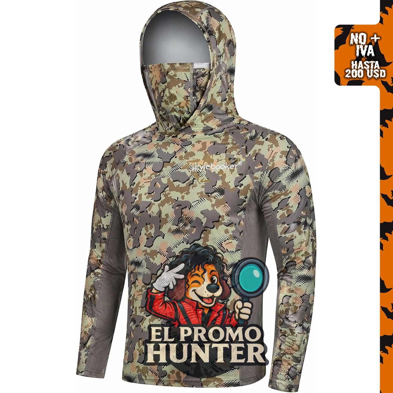 Kylebooker Camisas de pesca de manga larga UPF 50+ para hombre.
