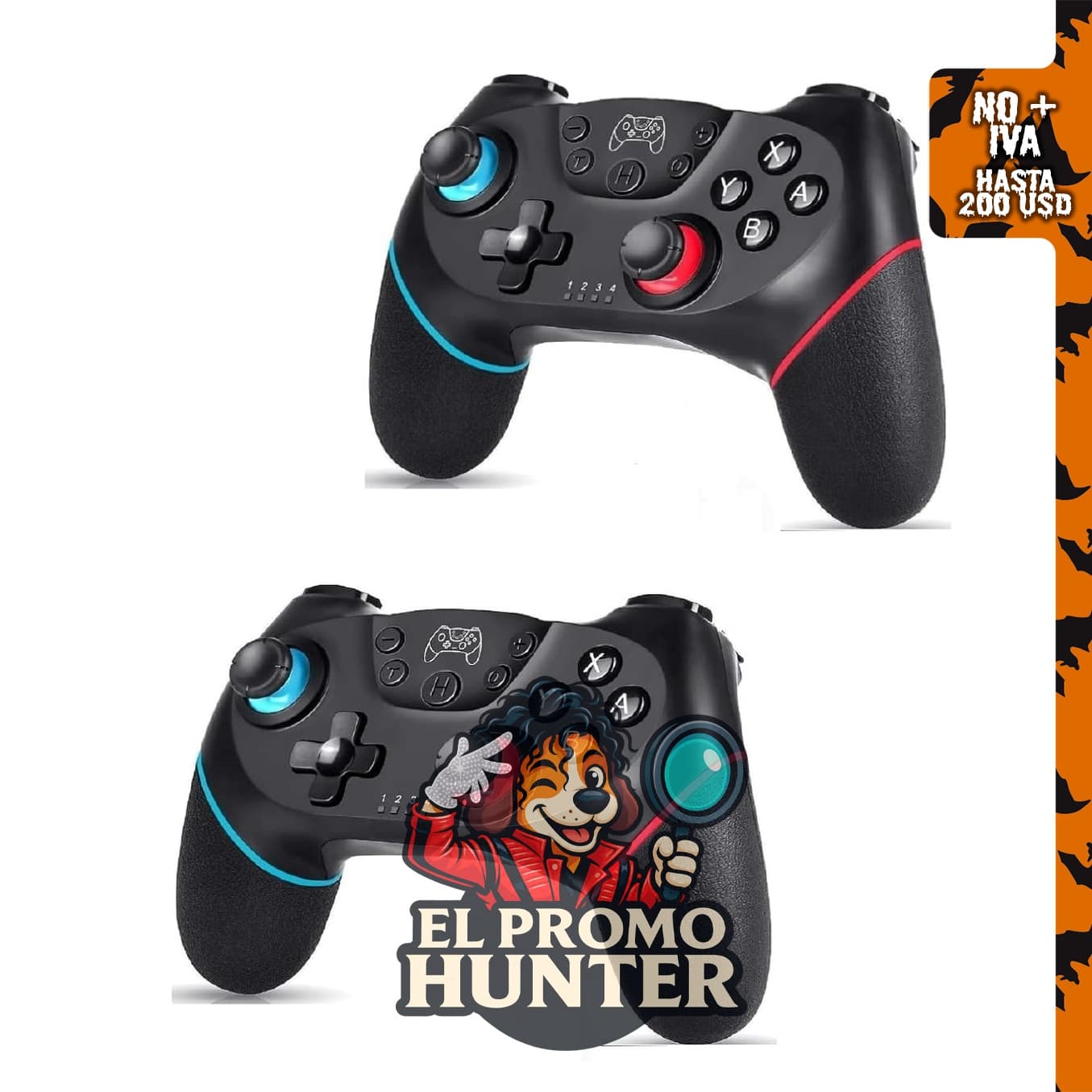 Controlador inalámbrico Lyyes Pro para Nintendo Switch/Switch Lite/Switch 2, paquete de 2.