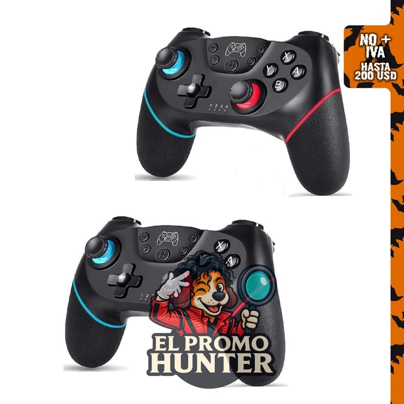 Controlador inalámbrico Lyyes Pro para Nintendo Switch/Switch Lite/Switch 2, paquete de 2.