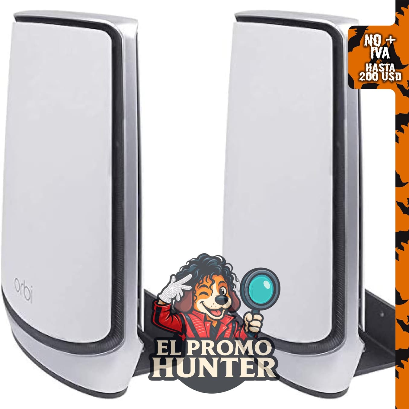 Soporte de pared WiFi 6 compatible con sistemas NETGEAR Orbi Ultra y Mesh.