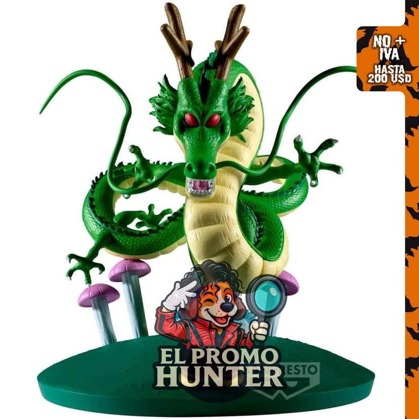 Banpresto Dragon Ball figura de Shenron en caja de historia.