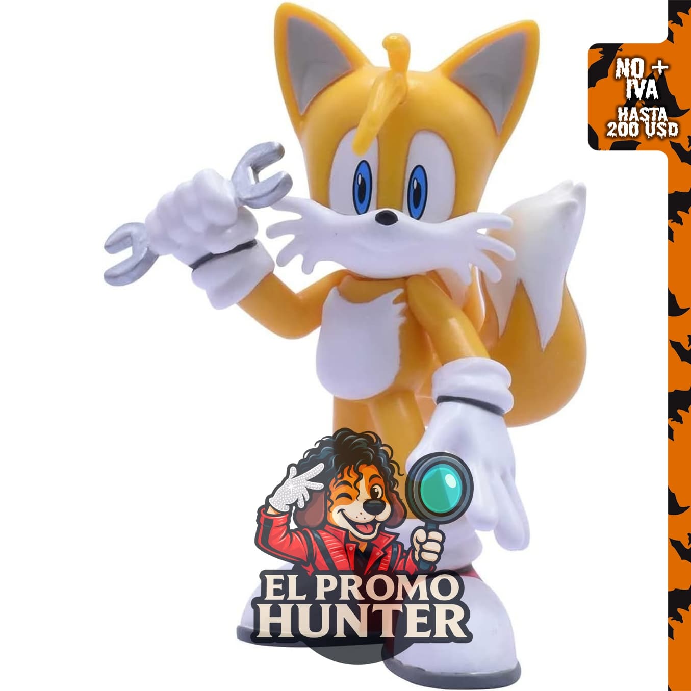 Just Toys LLC Sonic the Hedgehog Tails - Figura de acción construible de 10 cm.