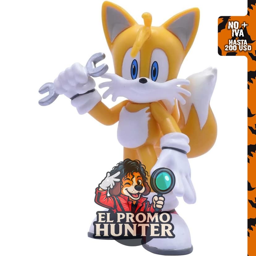 Just Toys LLC Sonic the Hedgehog Tails - Figura de acción construible de 10 cm.